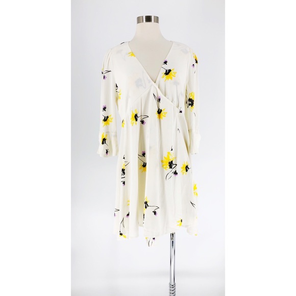 SOLD-Free People Time On My Side Wrap Dress - Picture 2 of 5